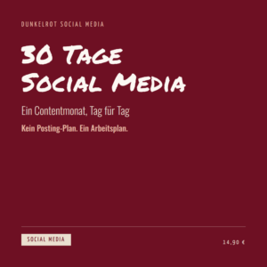 30 Tage Social Media